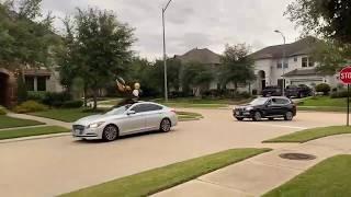Akhil and Athul: OTHS Top 10 Drive-by_Congrats by Katy Family - May 12, 2020