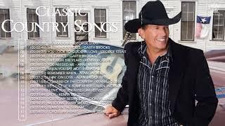 George Strait, Jim Reeves, Alan Jackson, Kenny Rogers - Top Classic Country Song 70s 80s 90s