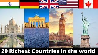 Top 20 Richest Countries in the World 2020 By GDP