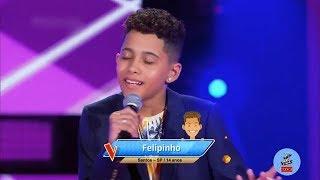 Felipinho canta sucesso “Coração do Maloqueiro” | The Voice Kids Brasil - 2020 | TOP 10