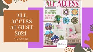 OML Embroidery live! Anita Goodesign All Access SEPTEMBER  2021(machine embroidery)