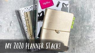 MY 2020 PLANNER STACK! | current planner line-up | tattooed teacher plans