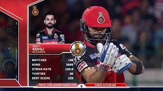 Virat Kohli the Run machine (Best innings with thumb injury in IPL) thumb celebration