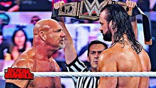 Goldberg vs Drew Mcintyre Full match HD - WWE Royal Rumble 31 January 2021