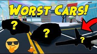 Top 5 Useless Worst Cars in Mad City | Do Not Buy