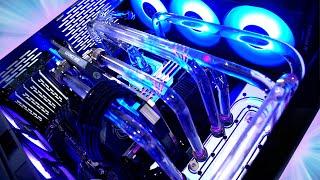 ULTIMATE High-end $5000 Custom Water Cooled Gaming PC Build Time Lapse