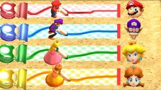 Mario Party: The Top 100 MiniGames - Mario vs Waluigi vs Peach vs Daisy (Master Cpu)