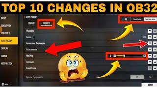 TOP 10 CHANGES IN OB32 UPDATE FREE FIRE 