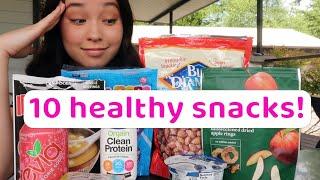 my top 10 healthy snacks!