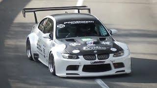 Amazing Sounding BMW M3 E92 w/ Side Exhaust in Action on Hillclimb!