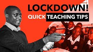 Peter Tabichi’s Top 10 Tips on how to teach kids at home during lockdown, to make your life easy!