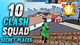 TOP 10 CLASH SQUAD SERET PLACE IN FREE FIRE. CLASH SQUAD TIPS AND TIKS.
