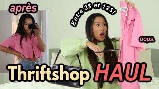 THRIFTSHOP HAUL | Je vous montre comment je modifie et style mes vêtements de friperie