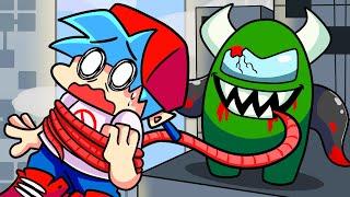 BOYFRIEND vs. IMPOSTER: REMATCH! Friday Night Funkin' Logic | Cartoon Animation