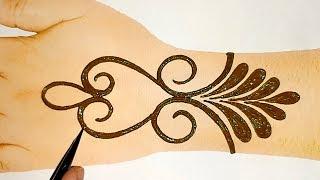 Easy Arabic Mehndi Design For Hands || Henna Design || New Mehndi Design || mehndi