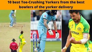 10 Best Toe Crushing Yorker in Cricket | Cricket Today | Top 10 | Dood Dey