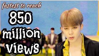 Top 10 fastest K-pop group mv's to reach 850 million views