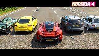 New Top 10 World's Most Fastest Supercars Drag Race | Forza Horizon 4