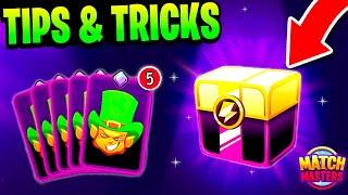 Match Masters - Top 10 Tips & Tricks | How to Win Coins, Boosters, Spin&Wins, Boxes (No Hack/Cheat)