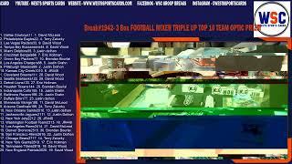 Group Break#1942- 3 Box FOOTBALL MIXER TRIPLE UP TOP 10 TEAM OPTIC PRIZM MOSAIC+