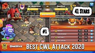 Best OneHive's Clan Attack Grounds in Clan War League 2020 - Pro Attack Clash of Clans!!