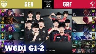 GRF vs GEN - Game 2 | Week 6 Day 1 S10 LCK Spring 2020 | Griffin vs Gen.G G2 W6D1