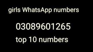 Top 10 girls mobile whatsapp numbers pakistani larki mobile number 2021
