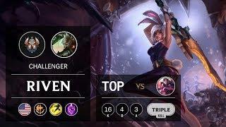 Riven Top vs Irelia - NA Challenger Patch 9.24