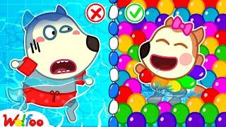 No No, Baby Wolfoo! Don't Be Afraid of Water - Wolfoo Learns to Swim with Baby Lucy | Wolfoo Channel