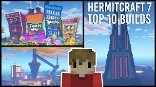 My TOP 10 Favourite Hermitcraft BASES