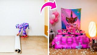 AWESOME BEDROOM TRANSFORMATIONS || 5-Minute Decor Ideas For Your Room!