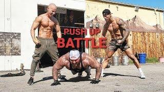 EXTREME PUSH UP BATTLE with FRANK MEDRANO | MICHEAL VAZQUEZ | BIG BOY