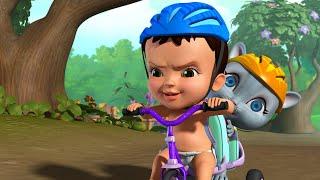 Chikka Makkala Cycle Haadu - Tricycle Song | Kannada Rhymes for Children | Infobells