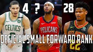 Ranking EVERY Starting Small Forward From ALL 30 NBA Teams!