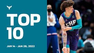 HORNETS TOP 10 PLAYS: Jan. 14 - Jan 28, 2022