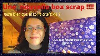 Une nouvelle box scrap !!! Et en plus elle est top ! PAPERCRAFT SOCIETY