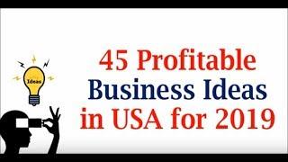20 Profitable Business Ideas In USA For 2020
