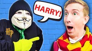 GOING UNDERCOVER as HARRY POTTER 24 HOUR CHALLENGE! Tricking Hacker PZ FUNF to Unlock Secret Hatch