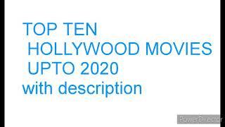 Top 10 hollywood movies of all age//upto 2020