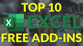 Top 10 Excel Free Add-ins