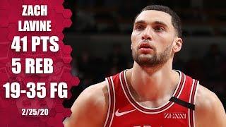 Zach Lavine surges for 41 points in Thunder vs. Bulls | 2019-20 NBA Highlights