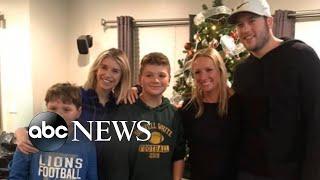 Boys whose father died suddenly get surprise visit from NFL star