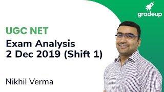 NTA UGC NET 2019 Exam Analysis (2nd December, 1st Shift): Questions asked & Difficulty Level