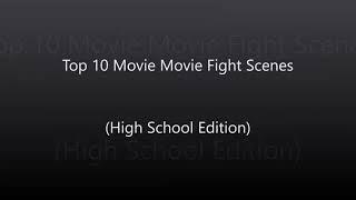 Top 10 school fight scenes in Movie