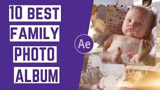 Top 10 Best Family Photo Album Slideshow After Effects Templates 2020