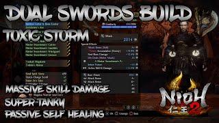 Nioh 2 - Dual Swords Build - Toxic Storm