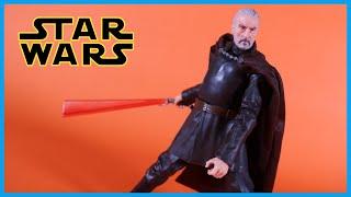 Star Wars The Black Series COUNT DOOKU Action Figure Review