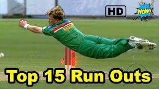 Top 15 Best Amazing Run Outs in Cricket History HD