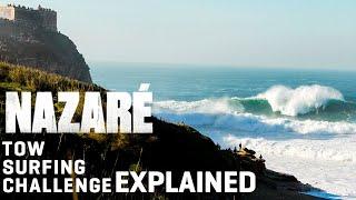 Nazaré Big Wave Tow Surfing Challenge Explained | GUINNESS WORLD RECORDS COULD BE BROKEN?!
