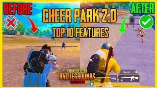 CHEER PARK 2.0 : TOP 10 NEW FEATURES IN 0.19.0 UPDATE ( PUBG MOBILE )